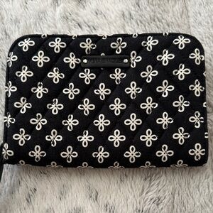 Vera Bradley Black and White Floral Quilted Wallet